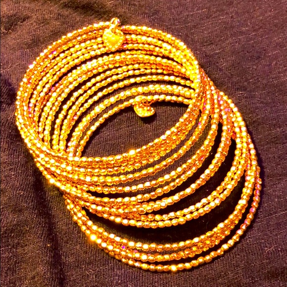 Stella & Dot Jewelry - Gold Stella & Dot slinky-type,  slip on bracelet